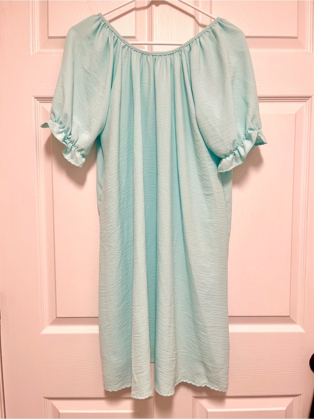 NViU Light Aqua Midi Dress